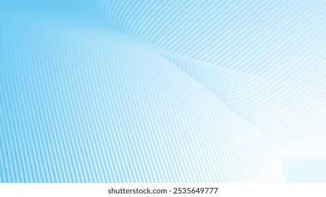 Fondo abstracto degradado azul con línea de rayas