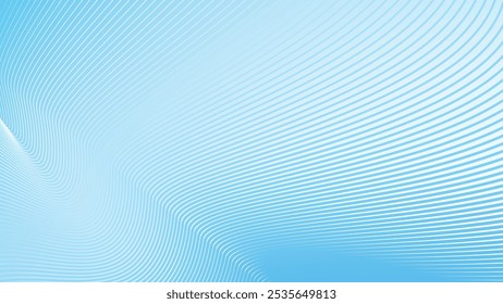 Fondo abstracto degradado azul con línea de rayas