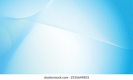 Fundo abstrato de gradiente azul com linha de faixas