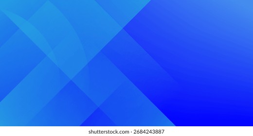 Abstrakter blauer Gradient Kreis und geometrische Form Hintergrund Vektordesign