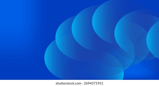 Gradiente azul abstrato círculo forma fundo vetor design moderno