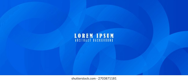 Blue gradient abstract circle shape background. modern trendy design