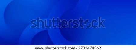 Blue gradient abstract circle shape background vector design