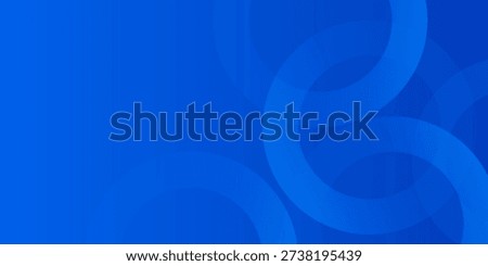Blue gradient abstract circle shape background vector design