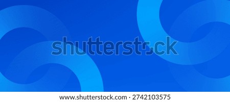 Blue gradient abstract circle shape background vector design