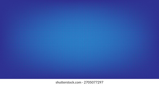 Fondo punteado Abstractas degradado azul con patrón de rejilla de semitono para diseño digital