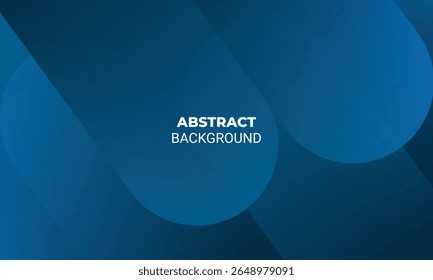 Blue Gradient Abstract Geometric Background Design