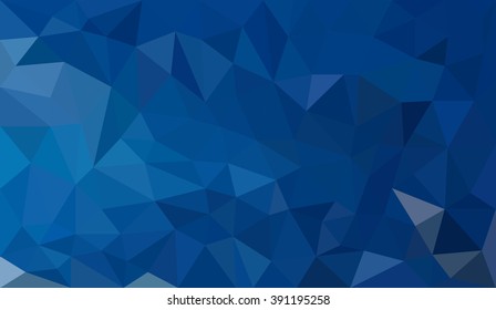 Blue Gradient abstract geometric triangular polygon style illustration graphic background