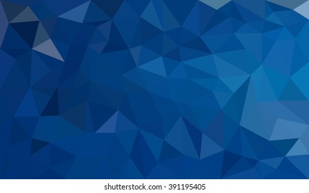 Blue Gradient abstract geometric triangular polygon style illustration graphic background