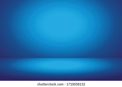 blue gradient abstract studio room background for valentine, christmas and displaying product.