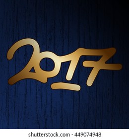 Blue gradient background. 2019 new year creative design for your greetings card, flyers, invitation, posters, brochure, banners, calendar.