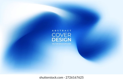 Fondo degradado azul. Fondo creativo de gradiente celeste holográfico azul desdibujado Abstractas. Abstractas Ilustración vectorial de diseño de cubierta de gradación de color pastel minimalista.