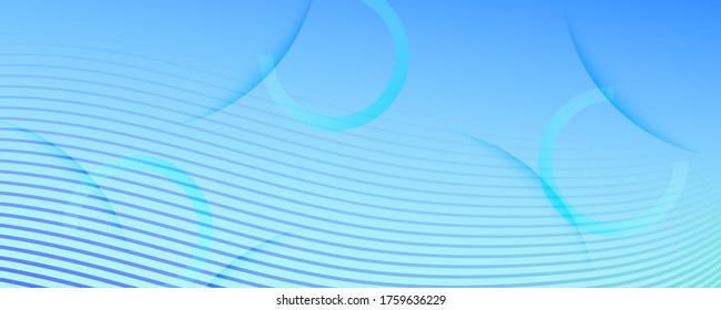 Blue Gradient Background. Abstract Flow Line Texture. Vivid Technology Wallpaper. Light Futuristic Illustration. Gradient Background. Fluid Vibrant Design. 3d Pattern. Gradient Background.