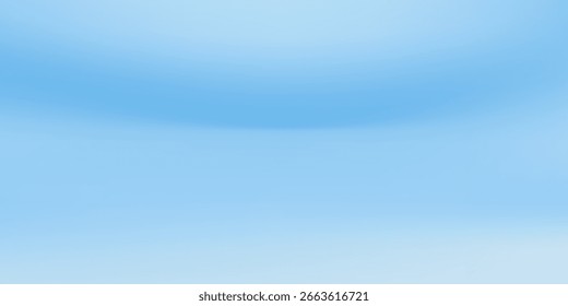 Fundo de gradiente azul, produto de apresentação de estúdio abstrato, banner. Ilustração vetorial.
