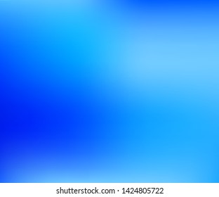 Blue Gradient  background. Blurred bright colors, abstract sky pattern. Multicolored fluid shapes for Web and Mobile Applications, social media, modern decoration Vector illustration