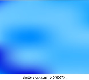 Blue Gradient  background. Blurred bright colors, abstract sky pattern. Multicolored fluid shapes for Web and Mobile Applications, social media, modern decoration Vector illustration