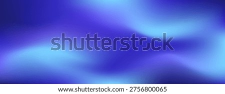 Blue gradient background. Blurred blue purple neon wallpaper, abstract soft color transition pattern, sky color gradation. Vector gradient horizontal backdrop.