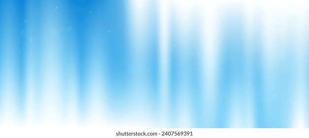 Blue Gradient Background, Blurry Effect Widescreen, Suitable For Commercial Background, Vector Illustration