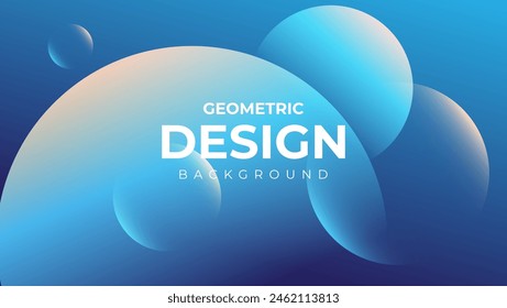 blue gradient  background with circle shapes. great for banner, website, poster, presentation, cover, web banner, social media post, etc