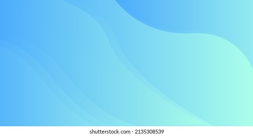 Blaue Farbverlauf-Hintergrundkurve, Vektorgrafik-Vorlage