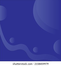 Fondo de degradado azul con círculos curvados