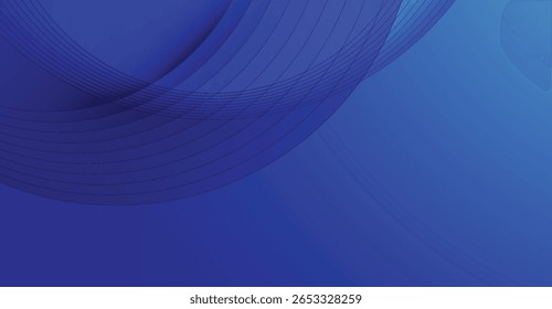 Um fundo gradiente azul com linhas curvas e sombras sutis, criando uma sensação de profundidade e movimento. As linhas são finas e escuras.