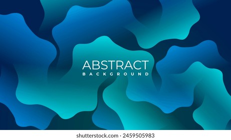fondo degradado azul con Formas fluidas para Fondo de pantalla, Anuncio, presentación, cartel, Web, etc.