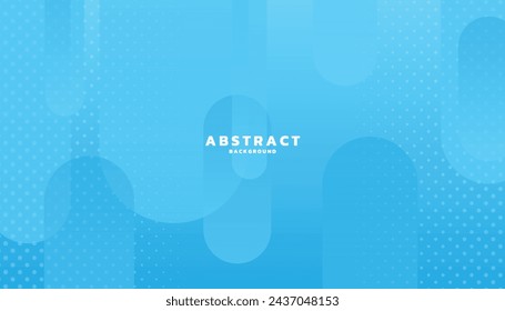 Blue gradient background with geometric design