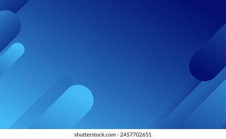 Fondo de degradado azul. fondo de Formas geométricas para flyer, póster, folleto, portada
