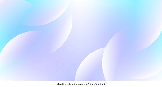 Blue gradient background with geometric shapes in purple and white gradients, perfect for modern, abstract, and digital-themed designs with a creative and futuristic touch.