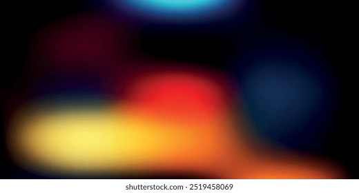 Blue gradient background with grain texture. vector ilustration