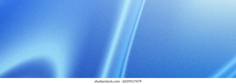 Blue gradient background grainy glowing blue light on dark backdrop noise texture effect presentation, web, page, social media, banner, poster, cover, header, brochure design