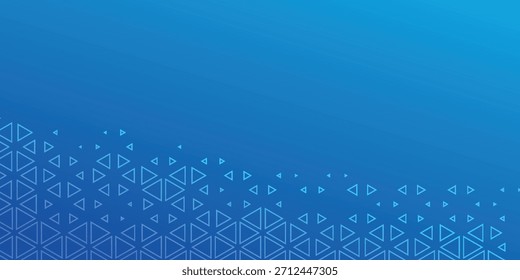 Blauer Farbverlauf-Hintergrund mit moderner abstrakter Formdekoration. Einfaches Hintergrundkonzept für Cover, Broschüren, Banner, Zertifikate und Präsentationen. EPS 2