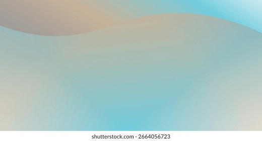 blue gradient background with one sweet wave