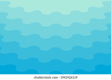Blue gradient background. Organic shape. Abstract background. Vector geometric elements.