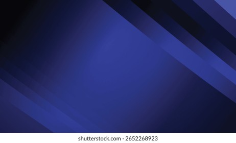 Blue Gradient Background with Paper Cut Style Layers for Modern Elegant and Abstract Design Projects