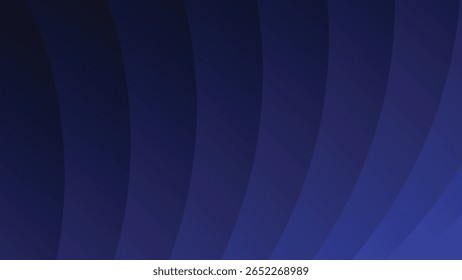 Blue Gradient Background with Paper Cut Style Layers for Modern Elegant and Abstract Design Projects