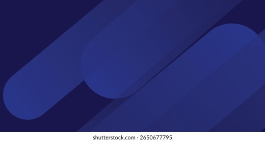 Forma de fondo degradado azul. Fondo de ilustración de tecnología de Vector futurista 
