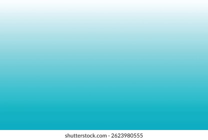 Blue Gradient Background – Soft Turquoise to White Ombre Design

