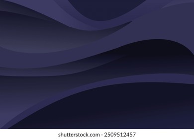 Blue Gradient Background with Soft Wave-Like Curves for Elegant Web  Graphic Design