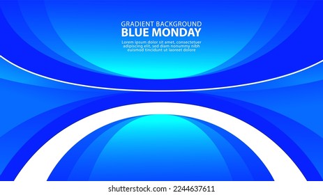 BLUE GRADIENT BACKGROUND SPECIAL FOR BLUE MONDAY 