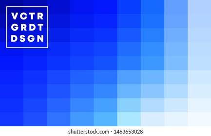 Blue gradient background template design. Vector illustration.