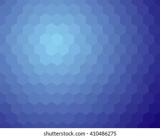 blue gradient background of the tiles in the form of honeycombs