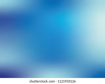 Blue gradient background. Vector illustration. Bright pattern with a smooth flow of shades of blue and green. To create modern layouts, posters, backs, covers, phone screensavers, social networks