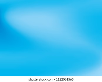 Blue gradient background. Vector illustration. Bright pattern with a smooth flow of shades of  blue color. To create modern layouts, posters, backs, covers, phone screensavers, social networks