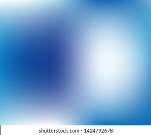 Blue Gradient background. Vector illustration. Abstract creative concept  light blurred backdrop. Smooth blend banner template. For Web and Mobile Applications, social media, modern decoration