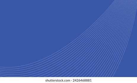 Blue gradient background wallpaper with curve line for backdrop or presentation