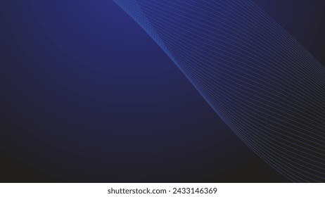 Blue gradient background wallpaper vector image for backdrop or presentation