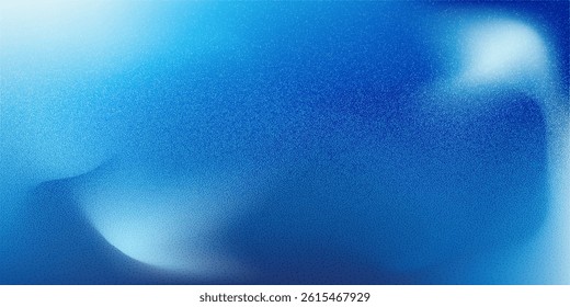 blue gradient backgrounds with grainy texture. For covers, wallpapers, branding, business cards, social media and other projects. Vector EPS 10