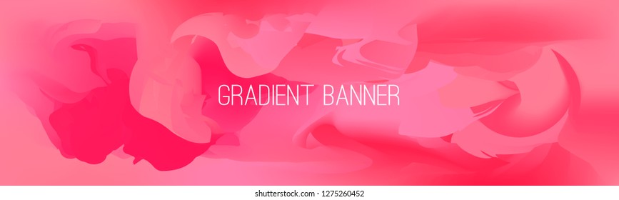 Blue gradient banner. Stylish presentation template. You can use it also as flyer, brochure, corporate report, marketing, advertising, annual report, banner or as simple banner for social networks.